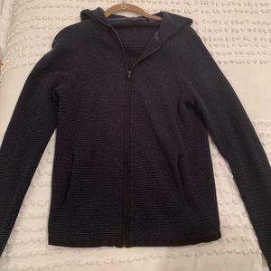 Theory size Small woven zip up hoodie size NWOT